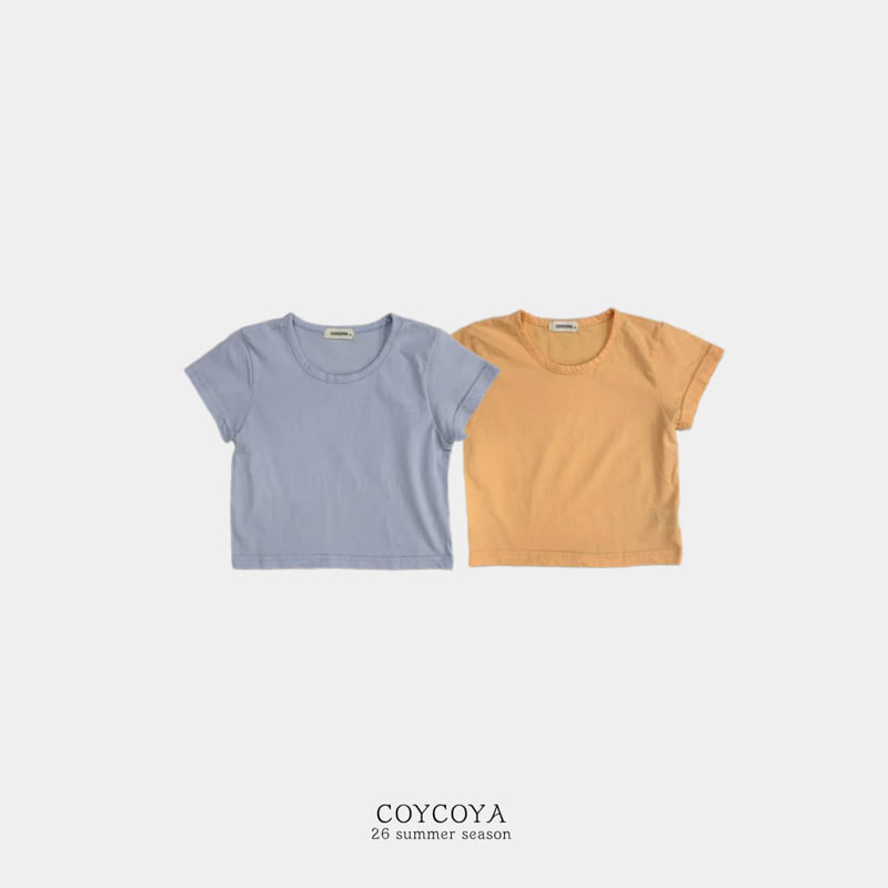 Coycoya - Korean Children Fashion - #fashionkids - Creamy U-Neck Tee