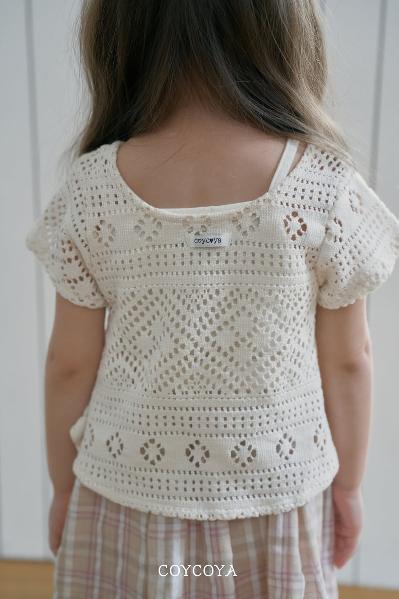 Coycoya - Korean Children Fashion - #kidsshorts - Crochet Top - 12