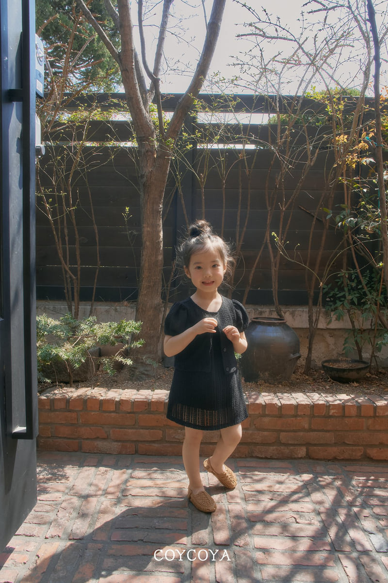 Coycoya - Korean Children Fashion - #kidsshorts - Knitting Crop Cardigan - 10