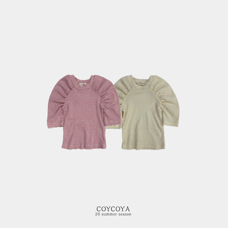 Coycoya - Korean Children Fashion - #kidsshorts - Balloon Shirring Tee