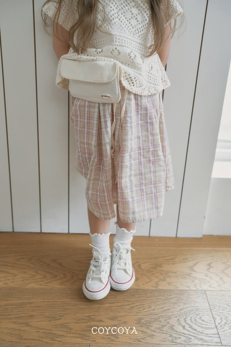 Coycoya - Korean Children Fashion - #kidsshorts - Maybe Check Long Skirt - 4