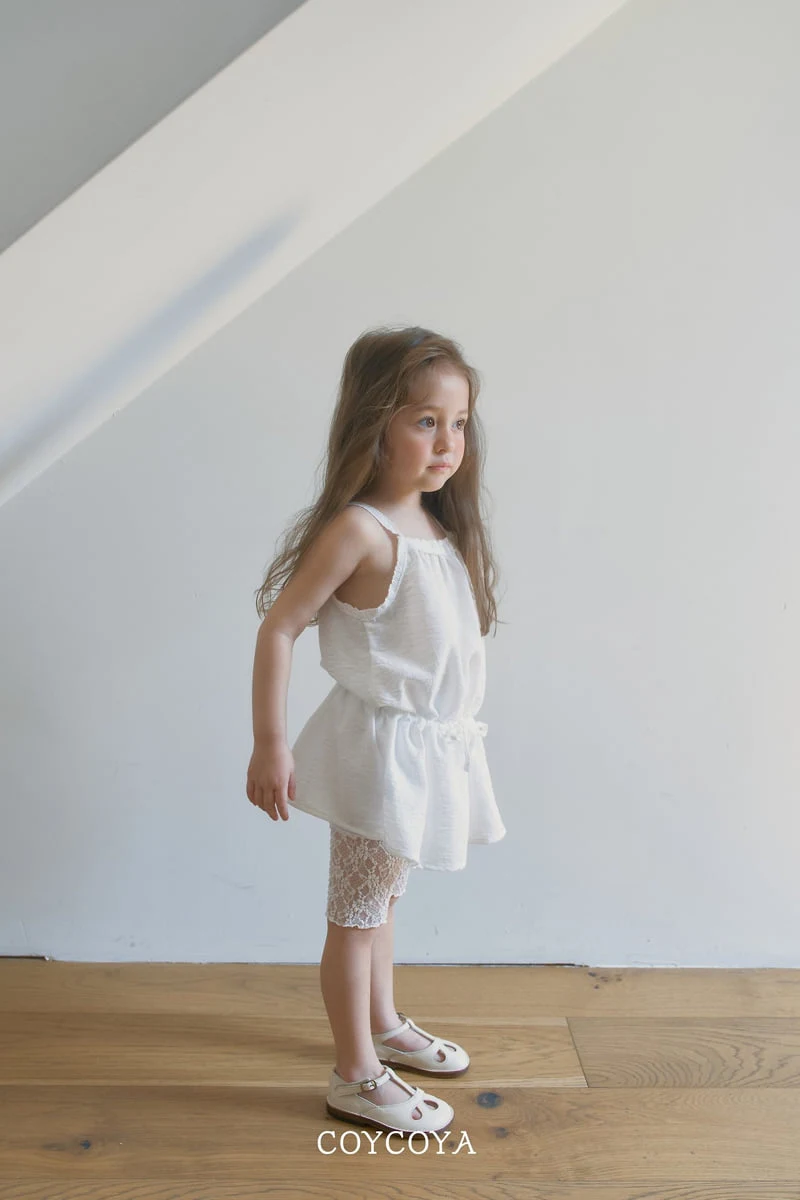 Coycoya - Korean Children Fashion - #kidsstore - See-through Flower Leggings - 5