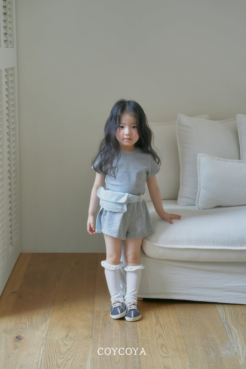 Coycoya - Korean Children Fashion - #kidsstore - Plain Short Sleeve Tee - 3