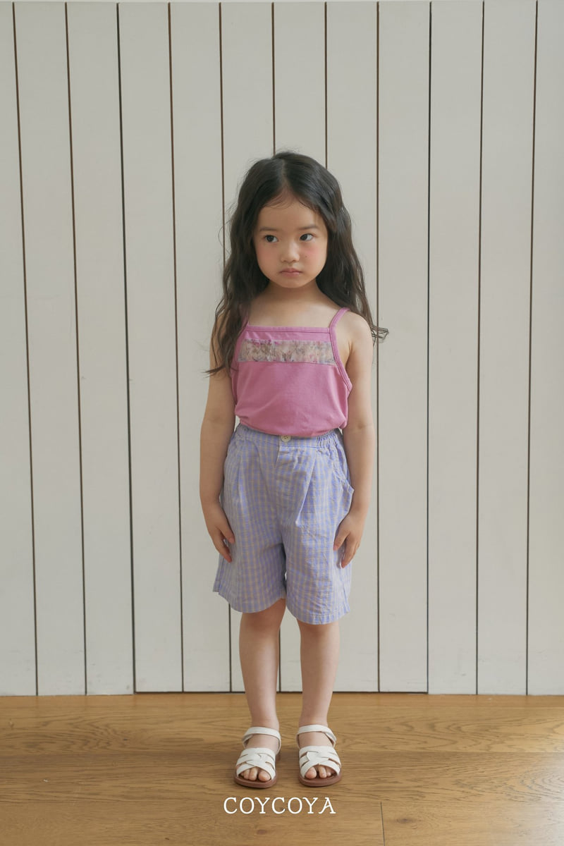 Coycoya - Korean Children Fashion - #kidsshorts - Retro Check Bermuda Pants - 4