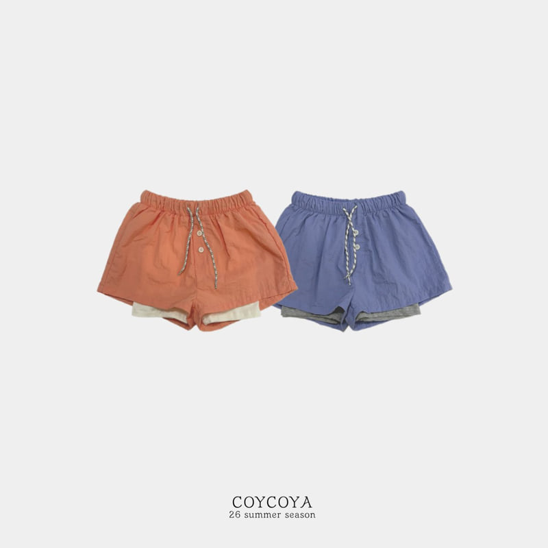 Coycoya - Korean Children Fashion - #kidsstore - Wind Layered Shorts