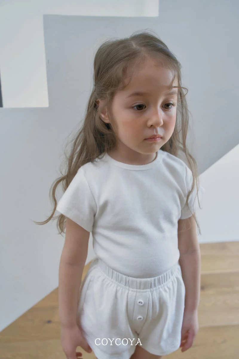 Coycoya - Korean Children Fashion - #kidzfashiontrend - Plain Button Shorts - 9