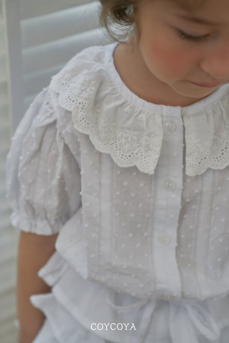 Coycoya - Korean Children Fashion - #kidzfashiontrend - Mignon Lace Blouse - 11