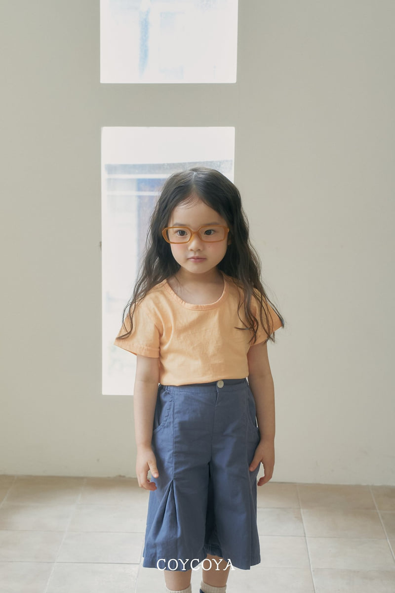 Coycoya - Korean Children Fashion - #kidsstore - Creamy U-Neck Tee - 4