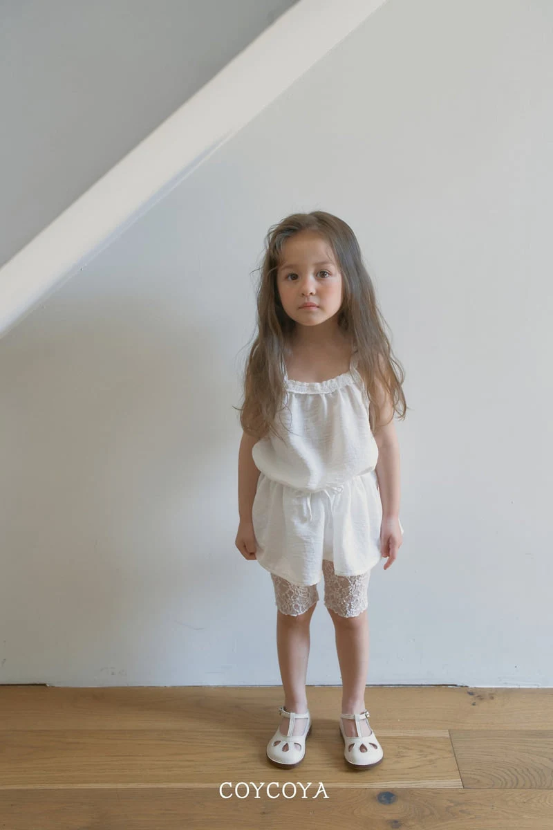 Coycoya - Korean Children Fashion - #littlefashionista - See-through Flower Leggings - 8