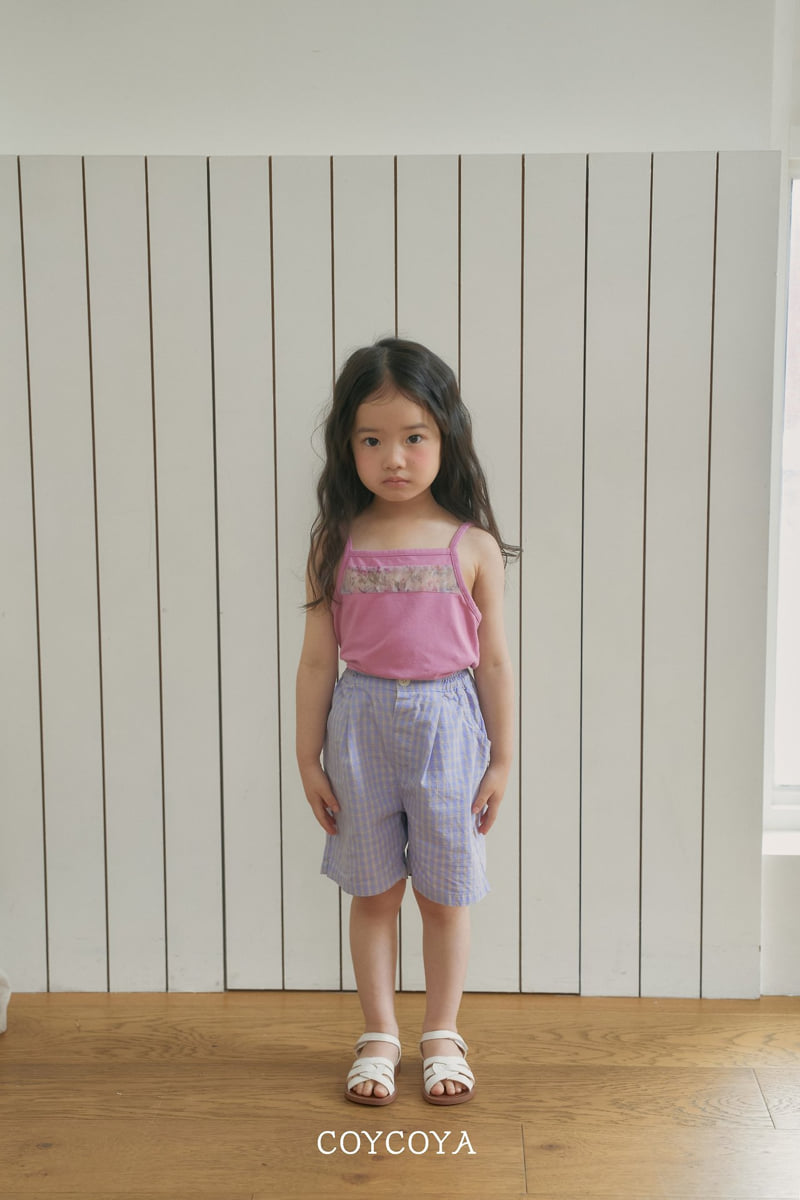 Coycoya - Korean Children Fashion - #littlefashionista - Retro Check Bermuda Pants - 7