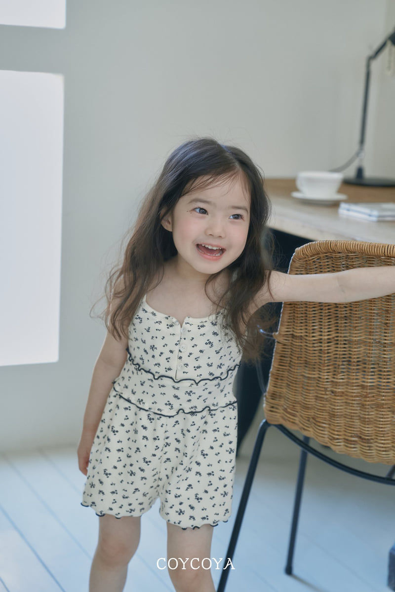 Coycoya - Korean Children Fashion - #magicofchildhood - Daisy Short Jumpsuit - 10