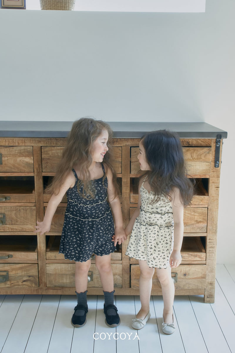 Coycoya - Korean Children Fashion - #minifashionista - Daisy Short Jumpsuit - 11