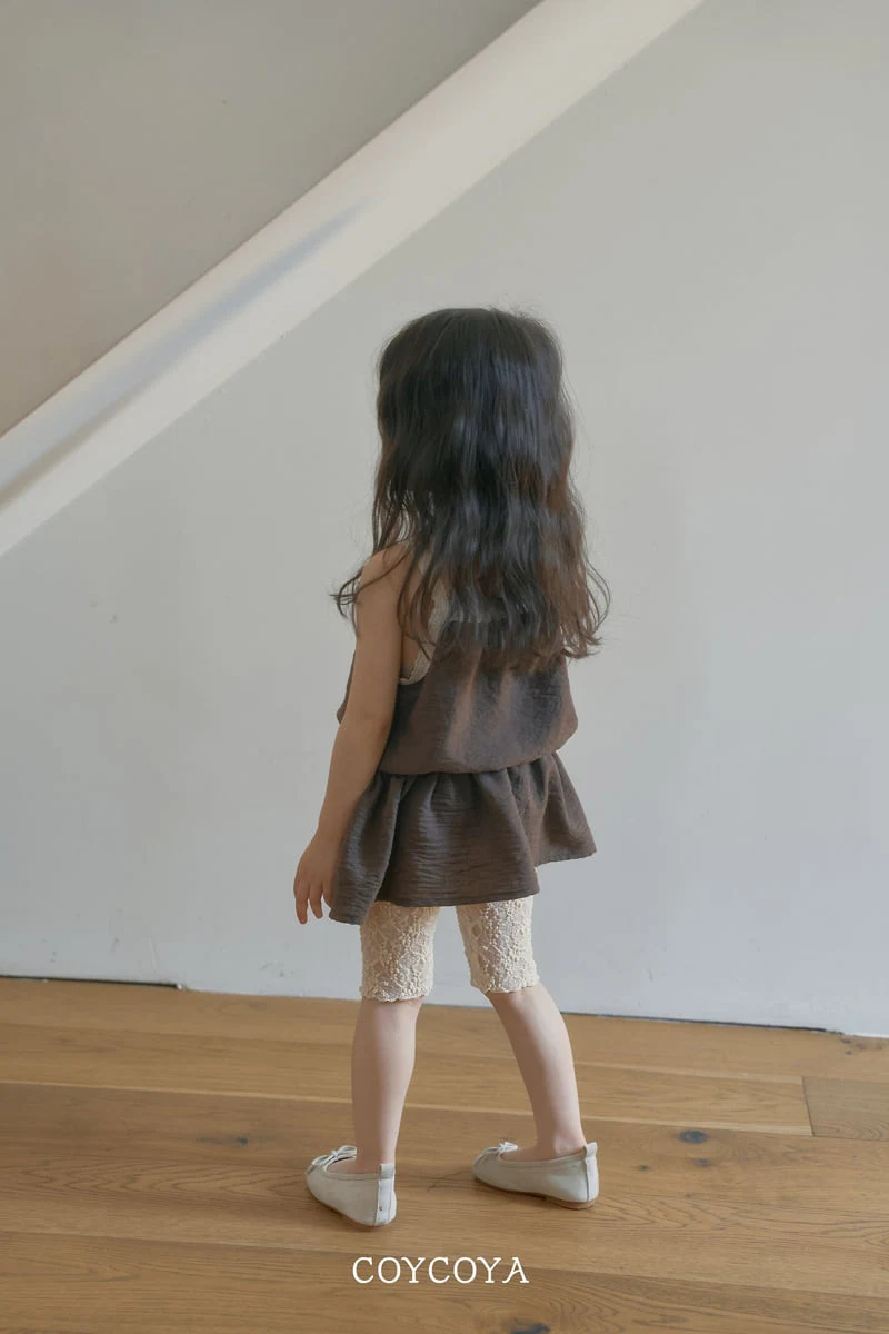 Coycoya - Korean Children Fashion - #minifashionista - See-through Flower Leggings - 10
