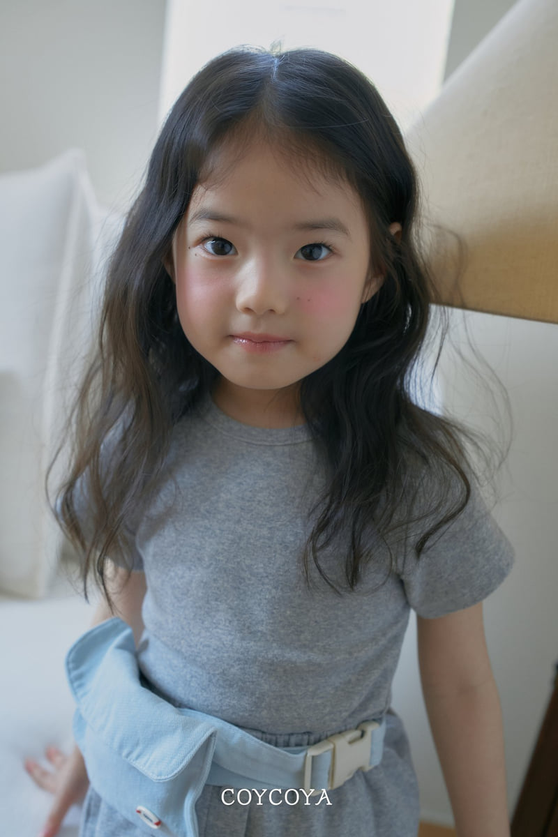 Coycoya - Korean Children Fashion - #minifashionista - Plain Short Sleeve Tee - 8