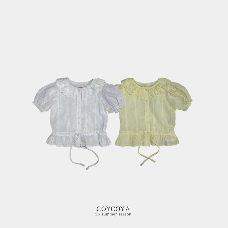 Coycoya - Korean Children Fashion - #minifashionista - Mignon Lace Blouse