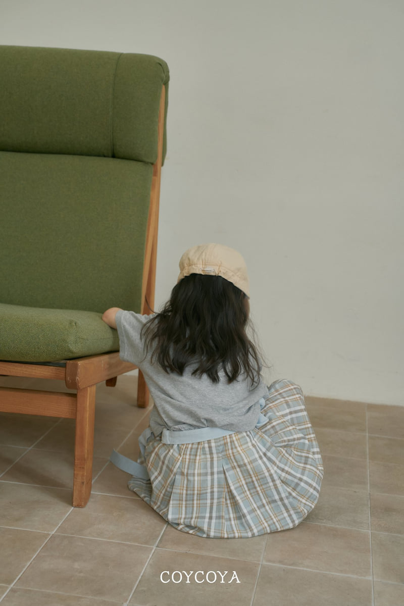 Coycoya - Korean Children Fashion - #prettylittlegirls - Maybe Check Long Skirt - 10