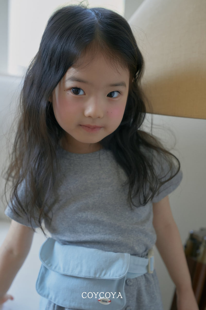 Coycoya - Korean Children Fashion - #prettylittlegirls - Plain Short Sleeve Tee - 9