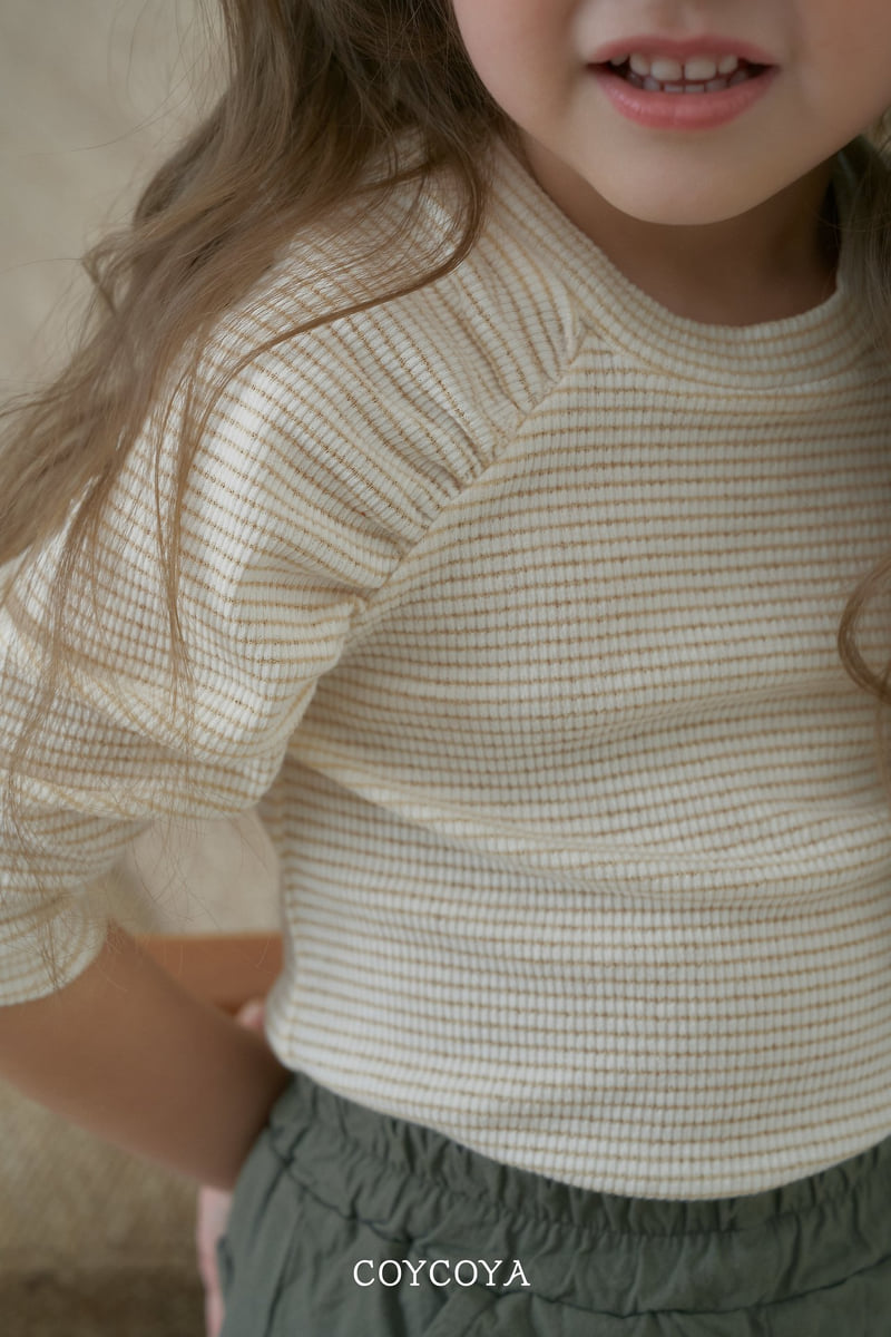 Coycoya - Korean Children Fashion - #prettylittlegirls - Balloon Shirring Tee - 8