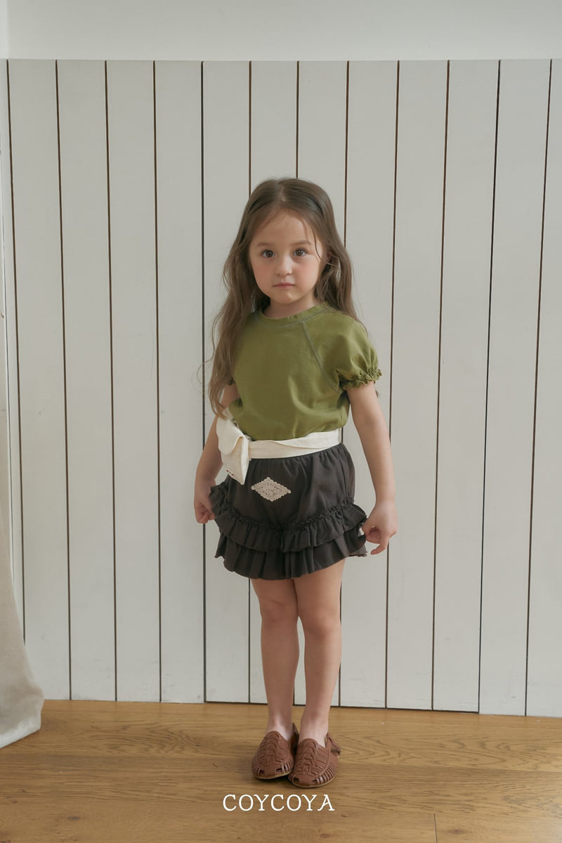 Coycoya - Korean Children Fashion - #todddlerfashion - Milly Puff Tee - 12