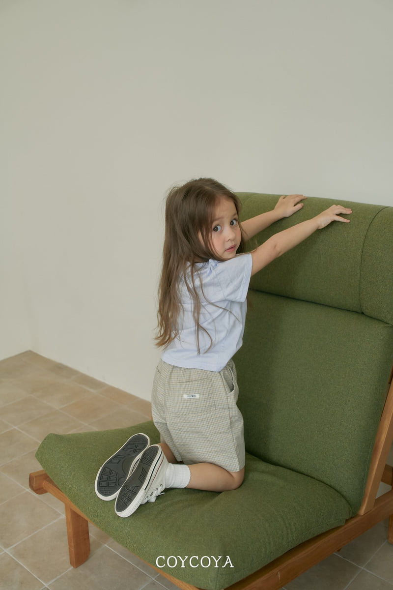 Coycoya - Korean Children Fashion - #todddlerfashion - Creamy U-Neck Tee - 10