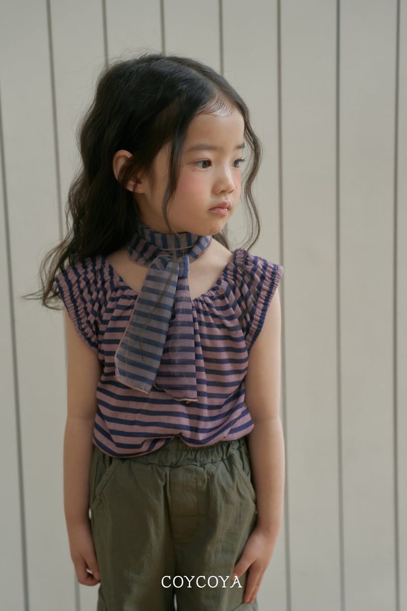 Coycoya - Korean Children Fashion - #toddlerclothing - Dorothy Scarf Tee - 7