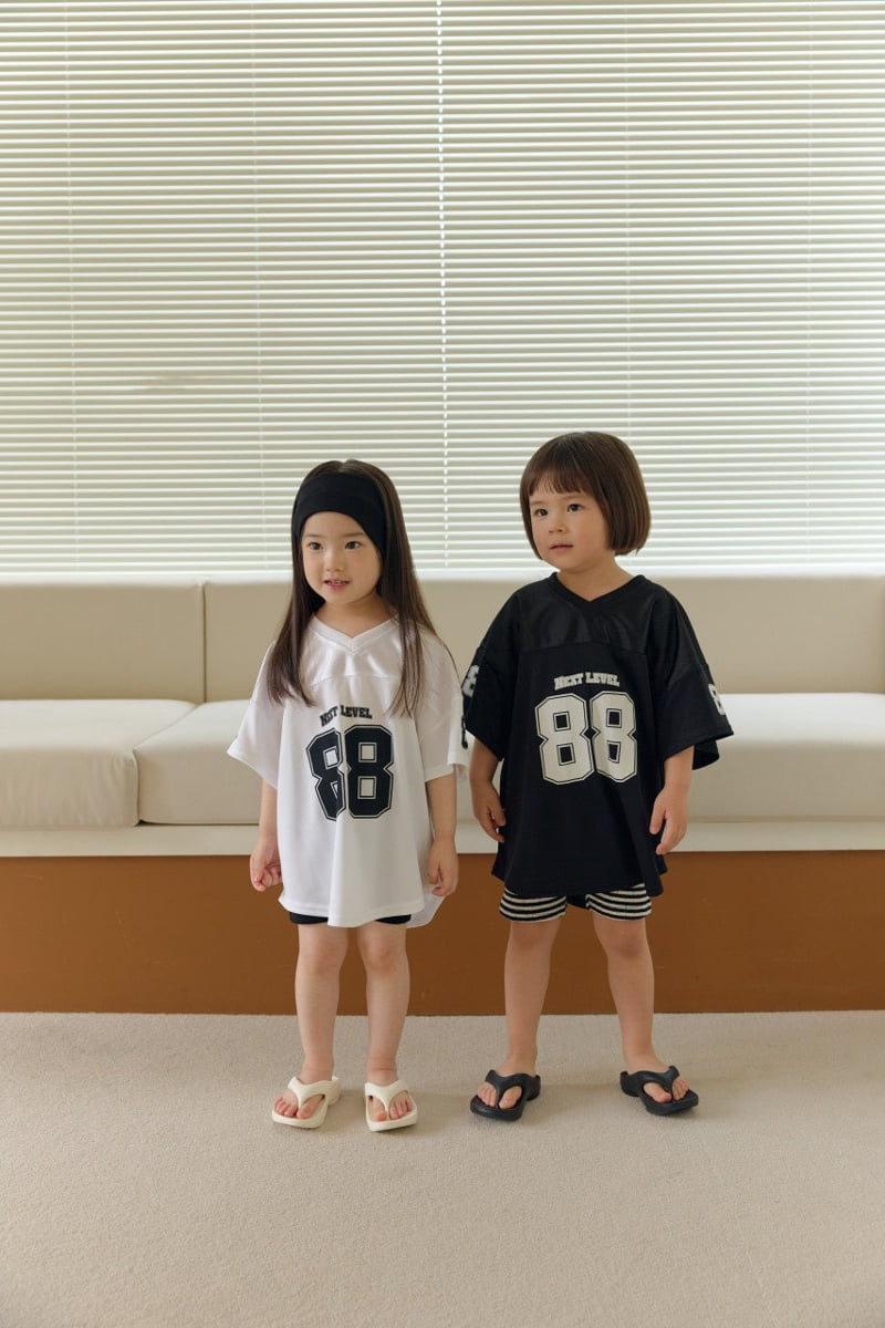 Daily Bebe - Korean Children Fashion - #Kfashion4kids - Mesh 88 Jersey Tee - 9