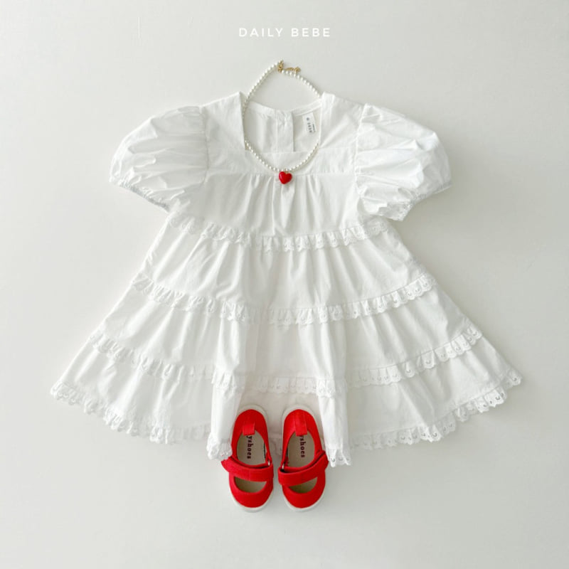 Daily Bebe - Korean Children Fashion - #childofig - Pure One-piece - 4