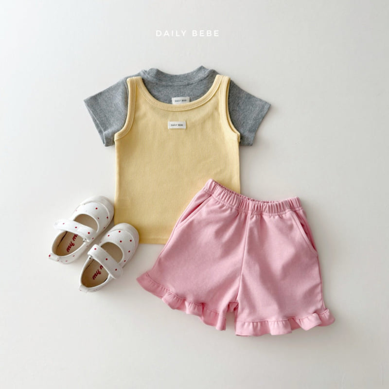 Daily Bebe - Korean Children Fashion - #childofig - Daily Short Sleeve Tee - 11