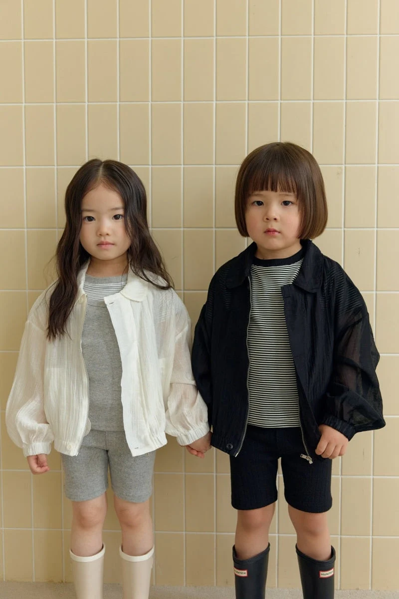 Daily Bebe - Korean Children Fashion - #childofig - See-through Summer Jacket - 9