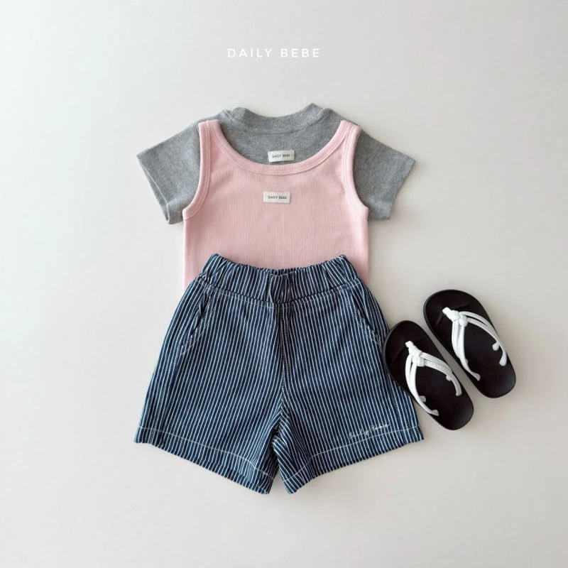 Daily Bebe - Korean Children Fashion - #childofig - Soft Sleeveless - 6
