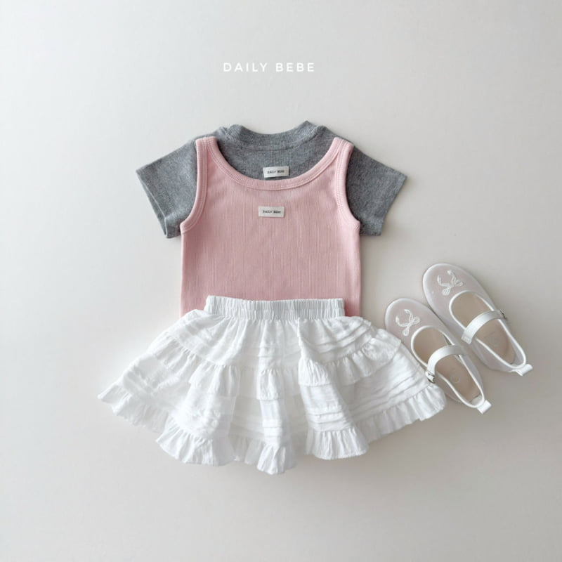 Daily Bebe - Korean Children Fashion - #childofig - Soft Sleeveless - 7