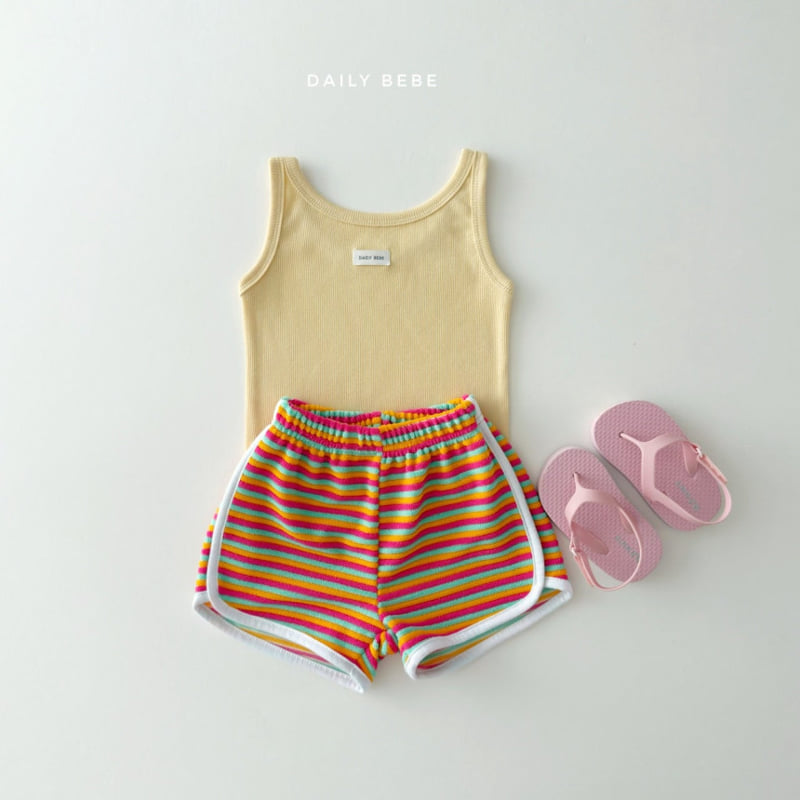Daily Bebe - Korean Children Fashion - #childrensboutique - Rainbow Shorts - 11