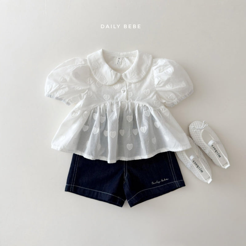 Daily Bebe - Korean Children Fashion - #childrensboutique - Heart Blouse - 10