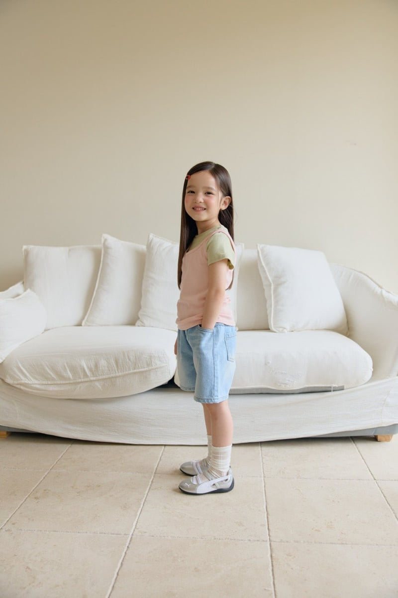 Daily Bebe - Korean Children Fashion - #designkidswear - Washing Denim Shorts - 12