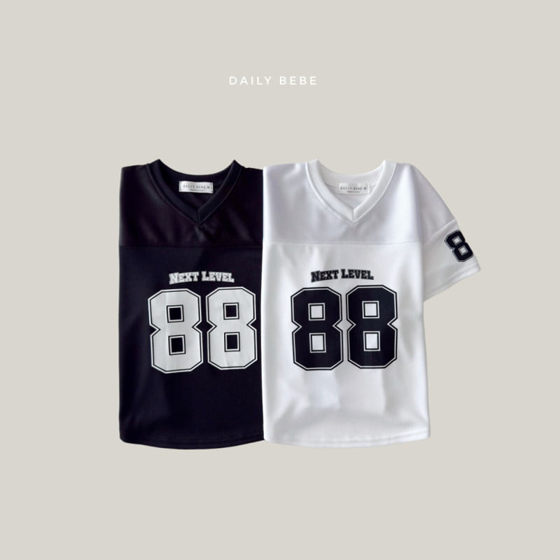 Daily Bebe - Korean Children Fashion - #designkidswear - Mesh 88 Jersey Tee - 3
