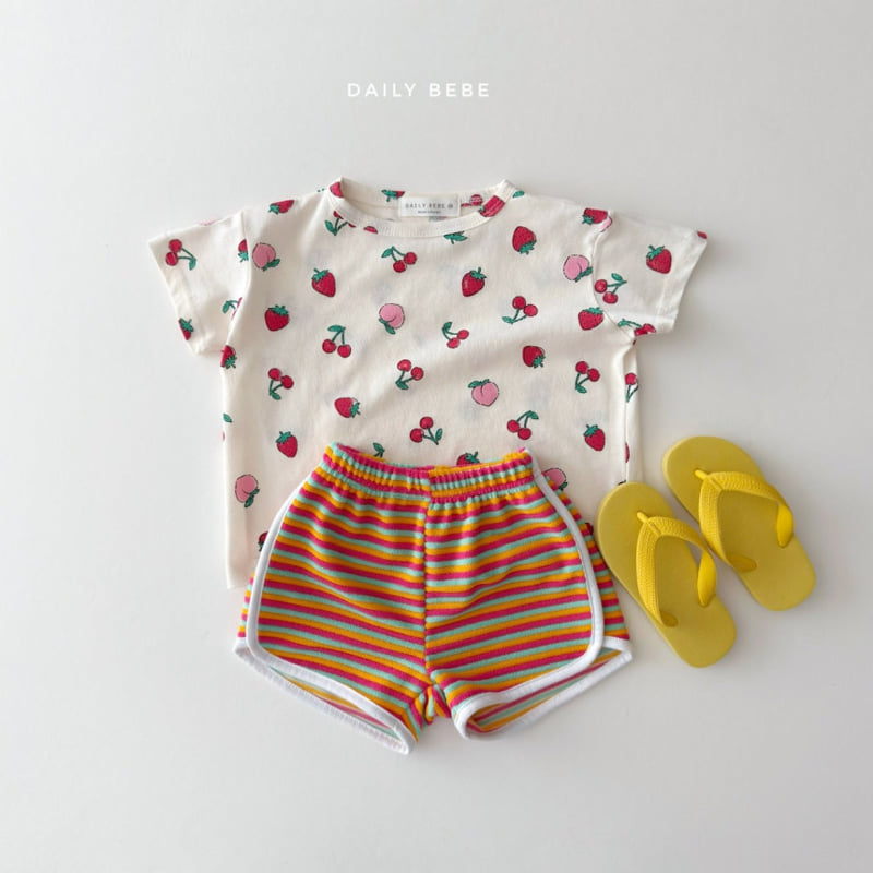 Daily Bebe - Korean Children Fashion - #designkidswear - Rainbow Shorts - 12