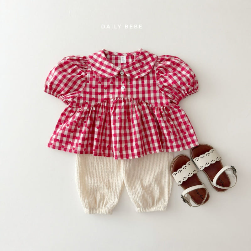 Daily Bebe - Korean Children Fashion - #designkidswear - Heart Blouse - 11