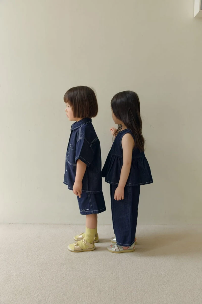 Daily Bebe - Korean Children Fashion - #discoveringself - Er Denim Set - 9
