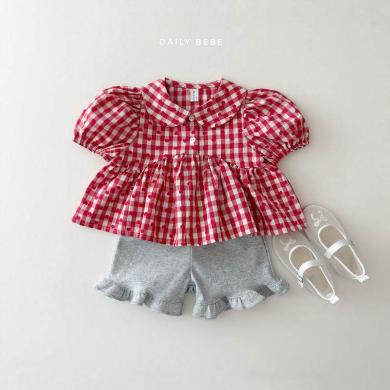 Daily Bebe - Korean Children Fashion - #discoveringself - Heart Blouse - 12