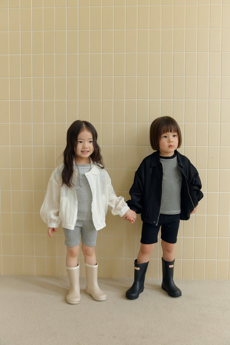Daily Bebe - Korean Children Fashion - #discoveringself - See-through Summer Jacket - 12