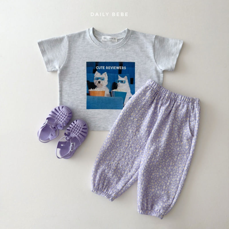 Daily Bebe - Korean Children Fashion - #fashionkids - Flower Aircon Pants - 9
