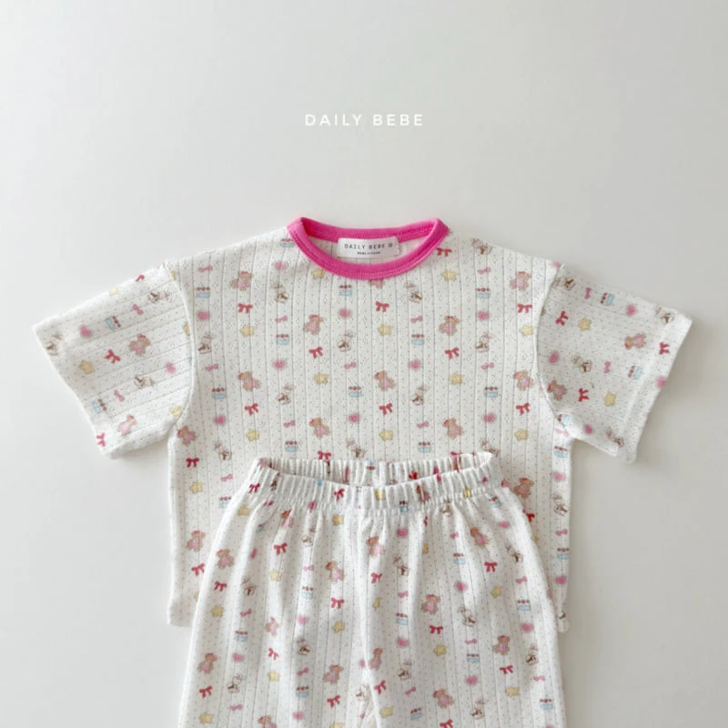 Daily Bebe - Korean Children Fashion - #fashionkids - Summer Eyelet Easywear - 6
