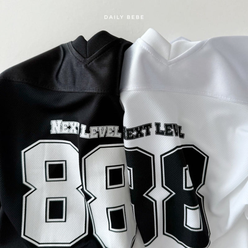 Daily Bebe - Korean Children Fashion - #fashionkids - Mesh 88 Jersey Tee - 5