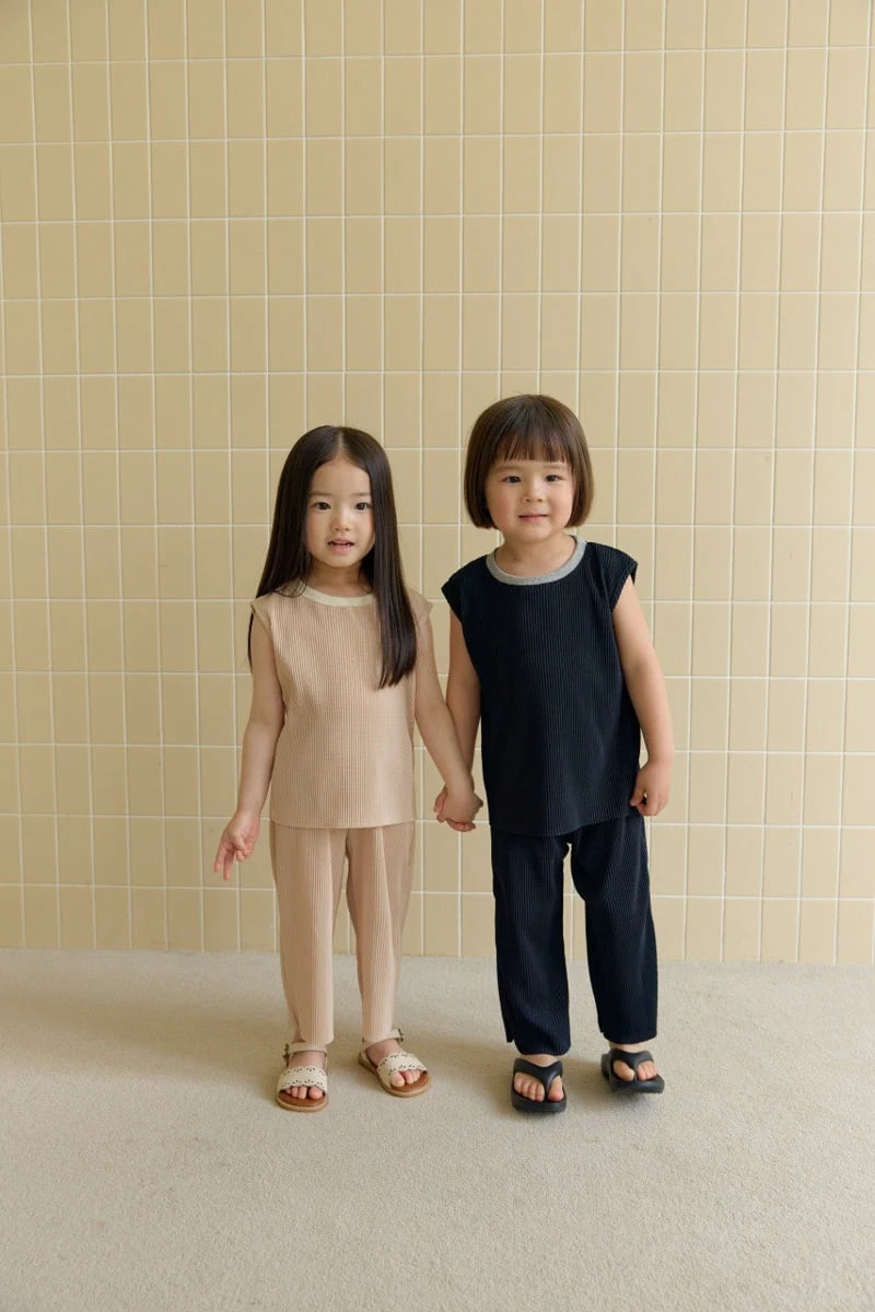 Daily Bebe - Korean Children Fashion - #fashionkids - Color Pleated Set - 6