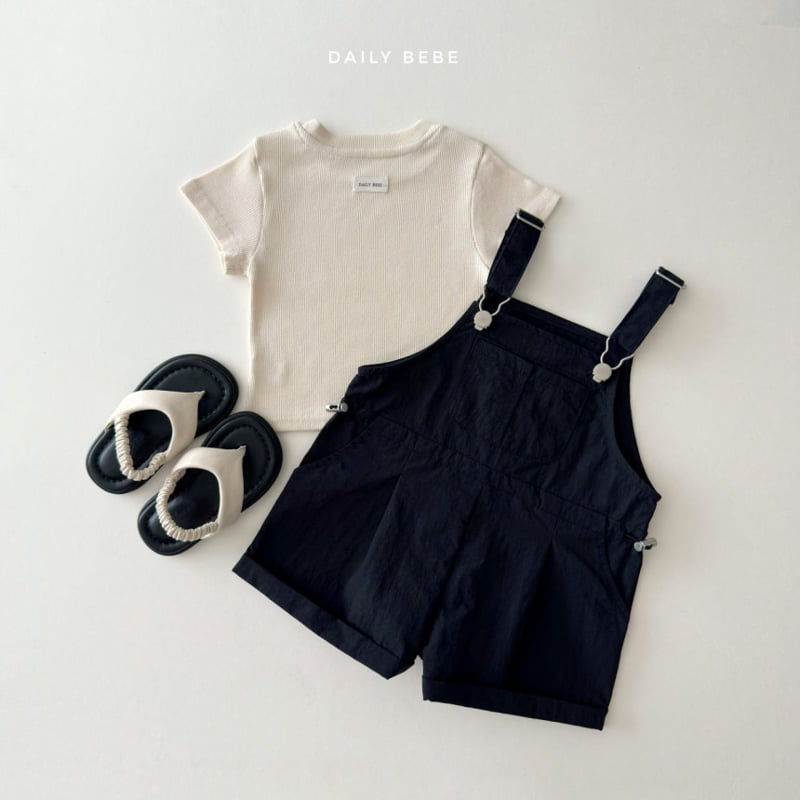 Daily Bebe - Korean Children Fashion - #kidsshorts - Rustle Overalls - 10