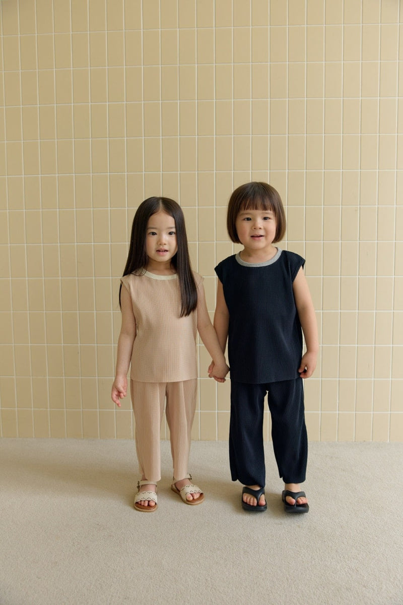 Daily Bebe - Korean Children Fashion - #kidsshorts - Color Pleated Set - 7