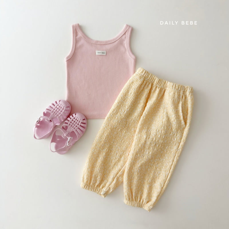 Daily Bebe - Korean Children Fashion - #kidsstore - Flower Aircon Pants - 11