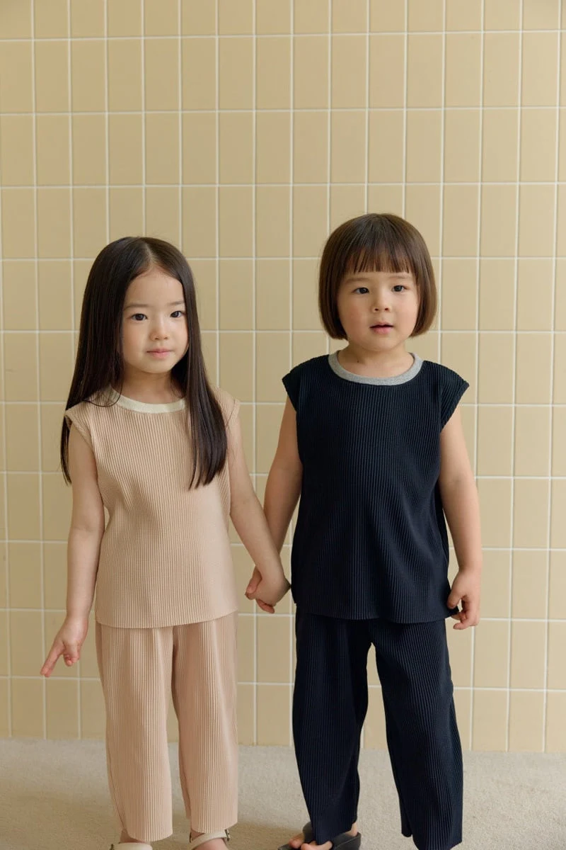 Daily Bebe - Korean Children Fashion - #kidsstore - Color Pleated Set - 8