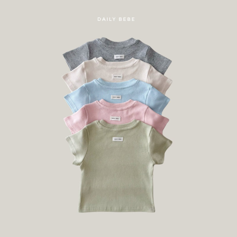 Daily Bebe - Korean Children Fashion - #kidsstore - Daily Short Sleeve Tee - 3