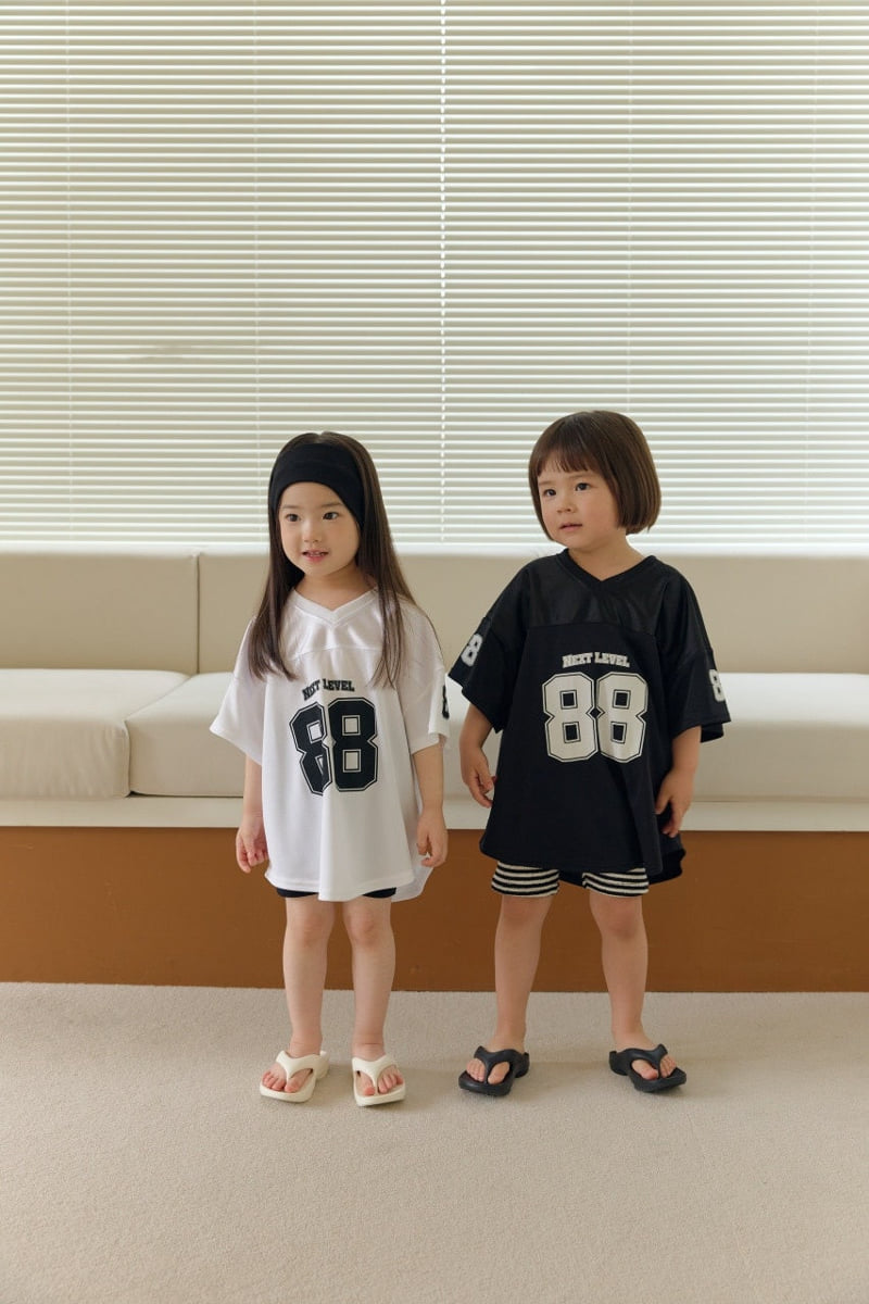 Daily Bebe - Korean Children Fashion - #kidzfashiontrend - Mesh 88 Jersey Tee - 8